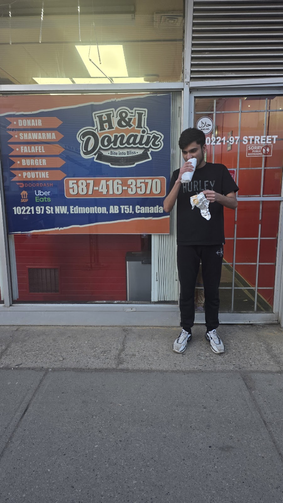 Photo of H&I Donair - 10221 97 St NW, Edmonton, AB T5J 4B2